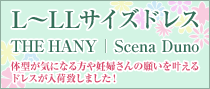 LからLLサイズドレス入荷